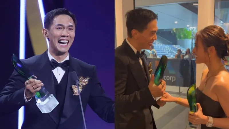 Nick Teo, Hong Ling win Star Awards, Teo voted for himself