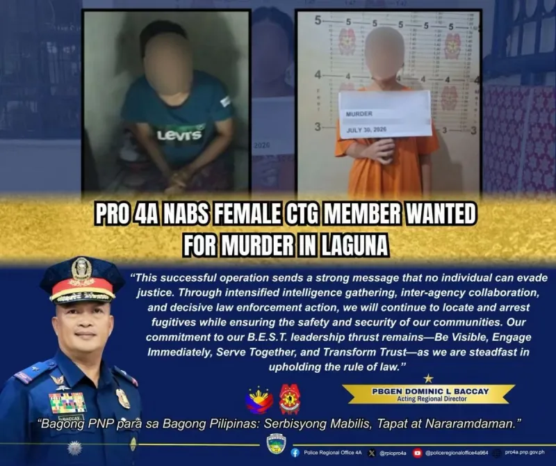 NPA officer, Fil-Am companion arrested in Laguna