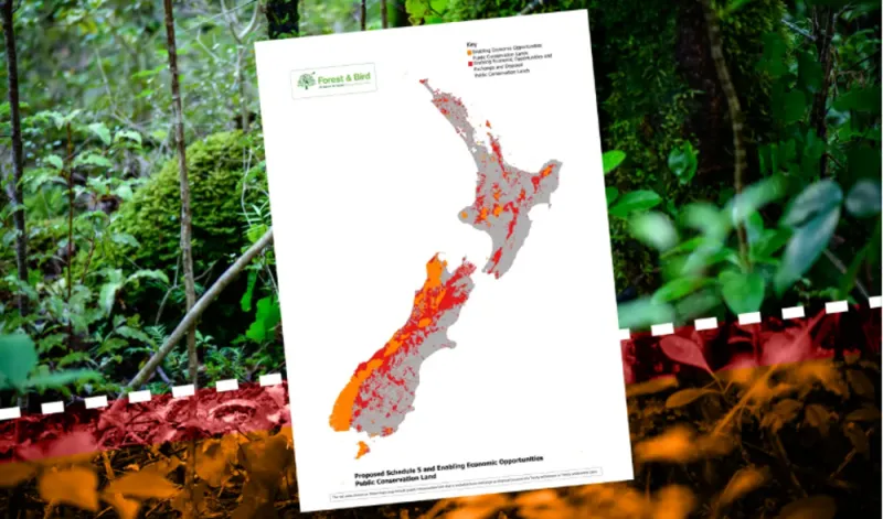 Cartes de vente de terres de conservation dévoilées