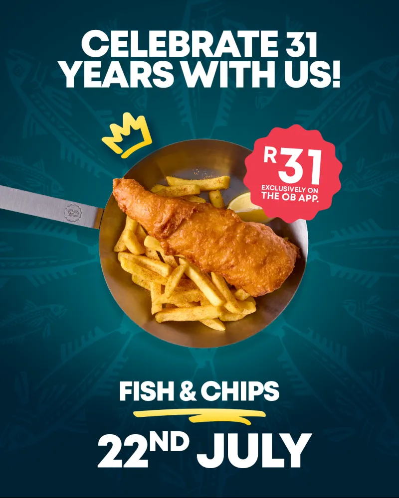 Ocean Basket Brings Back R31 Fish & Chips for 31st Birthday