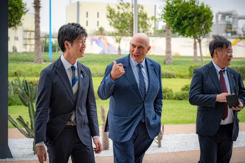 OCP Group Hosts Japanese Agriculture Minister at Jorf Lasfar