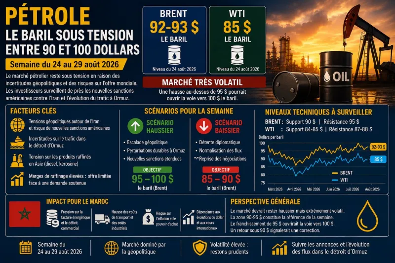Oil Prices Volatile Between $90-$100 as Geopolitical Risks Persist