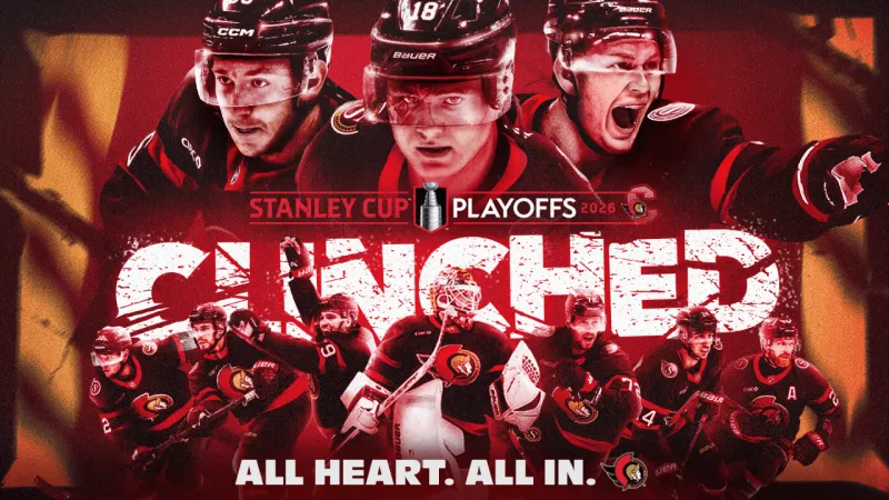 Ottawa Senators clinch 2026 Stanley Cup Playoff berth