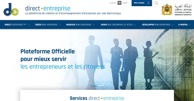 Over 50,300 Firms Created via DirectEntreprise in Morocco