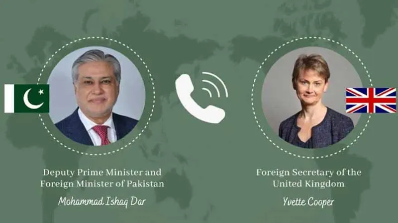 Pakistan, UK Discuss Regional Peace via Phone Call