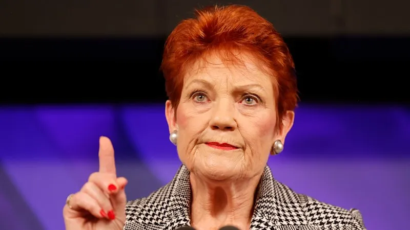 Pauline Hanson Banner Referred to AFP