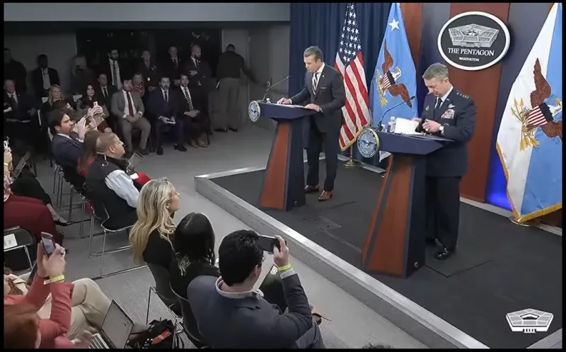 Pentagon Briefing Amid US-Iran Tensions