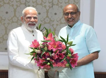 PM Modi Greets VP Radhakrishnan on Birthday