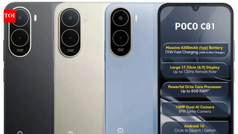 Poco C81 and C81x Launched in India: Price, Specs