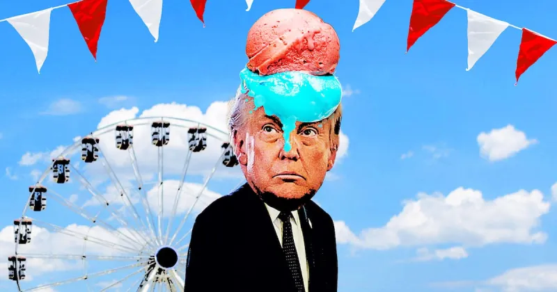 Power Outage Melts Ice Cream at Trump's State Fair
