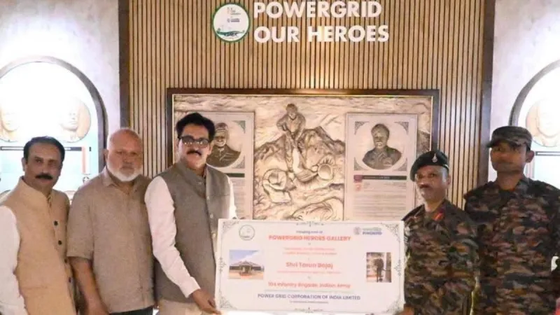 POWERGRID Hands Over War Heroes Gallery to Indian Army in Tangdhar, Kupwara