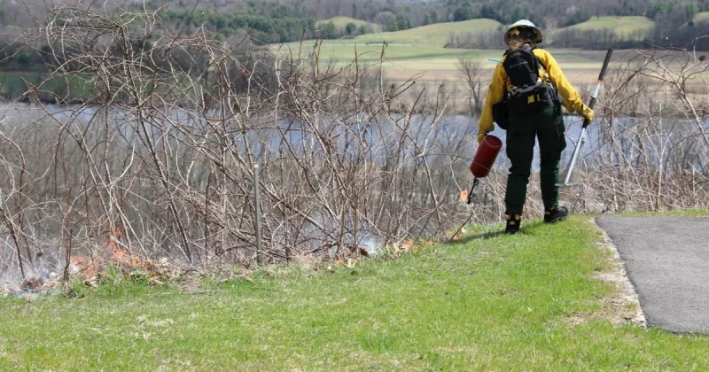 Brûlages dirigés prévus au parc historique national de Saratoga