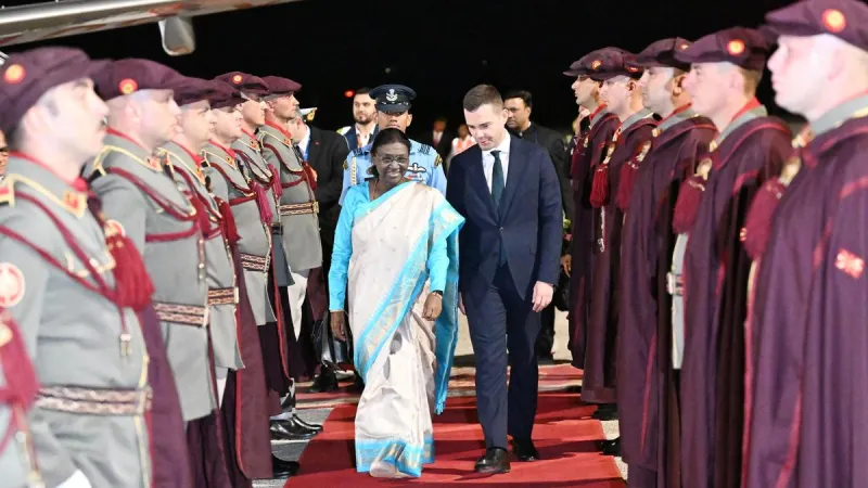 President Murmu visits North Macedonia, first Indian head of state