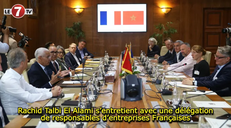 Rachid Talbi El Alami meets French business delegation