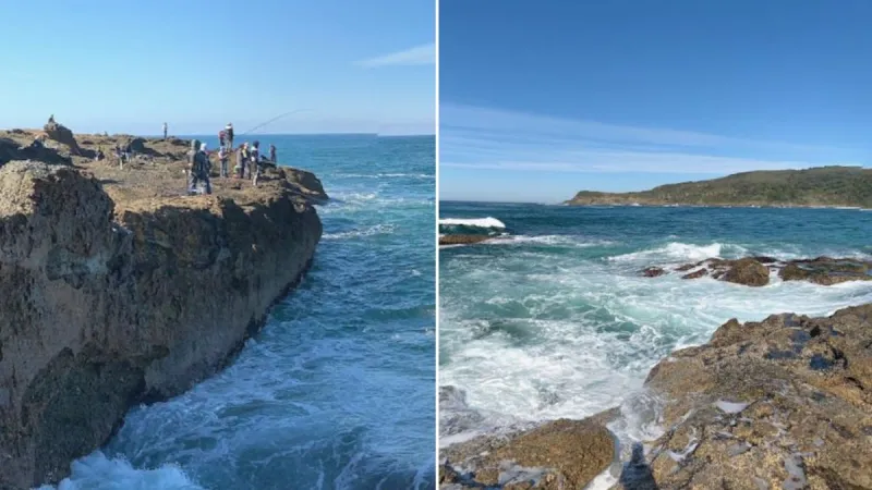 Rock Fisherman Dies After Wave Sweeps Him into Sea