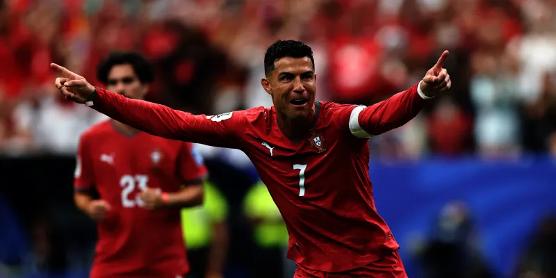 Ronaldo first man to score at six World Cups