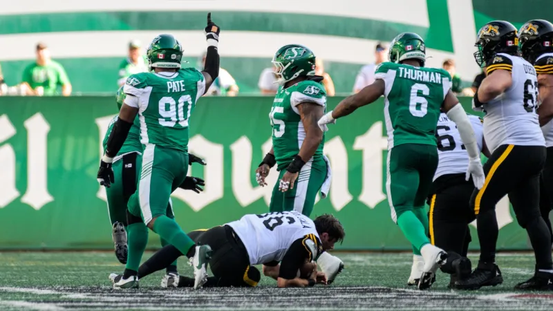 Roughriders beat Tiger-Cats with strong second half
