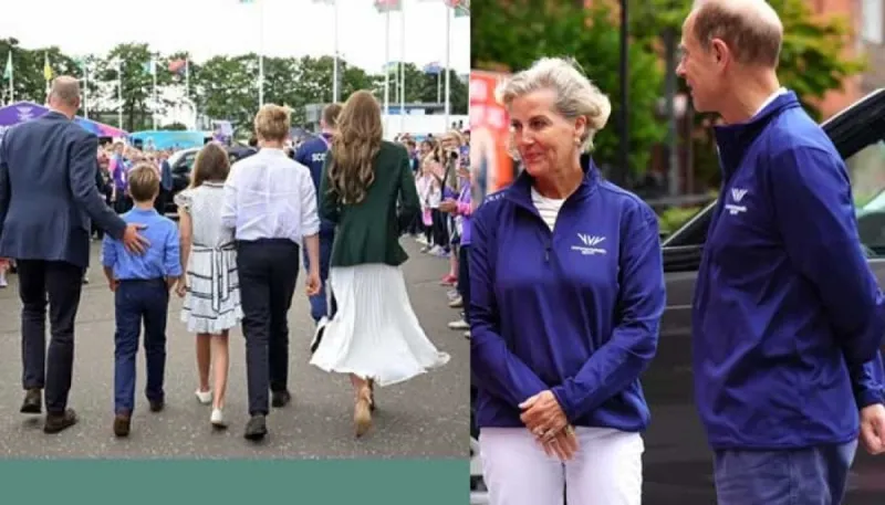 Royal Family Attends Commonwealth Games in Glasgow