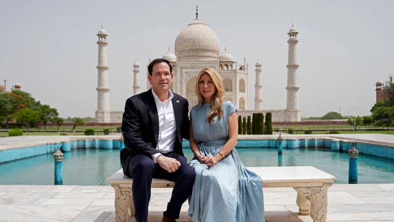 Rubio visits Taj Mahal amid Iran diplomacy push
