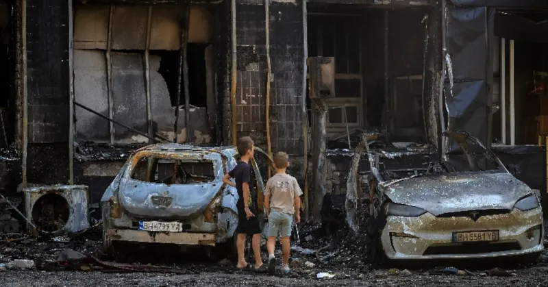 Russian attacks kill 10, injure dozens in Ukraine; Russia says it hits ships, plants