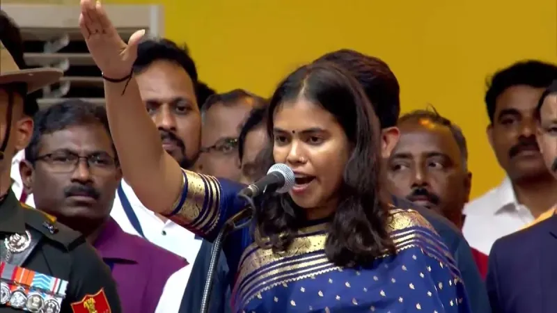 S Keerthana: Youngest Minister in Vijay's Tamil Nadu Cabinet