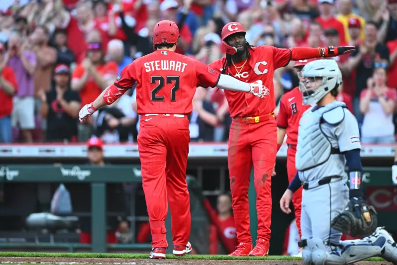Sal Stewart's 3-Run HR, 5 RBIs Lead Reds Past Tigers 9-2