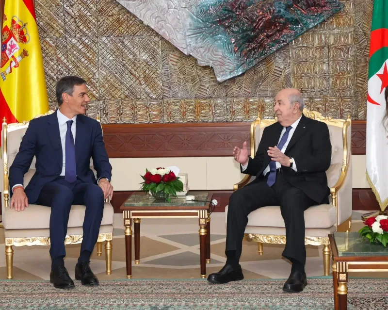 Sanchez in Algeria: Tebboune Raises Sahara, Spain Focuses on Energy