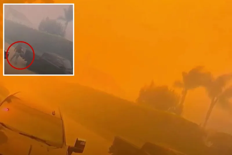 Incendie Sandy : une tornade de flammes chasse une résidente