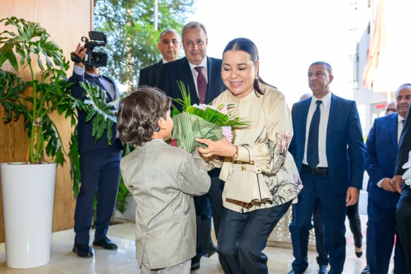 S.A.R. la Princesse Lalla Asmaa accueille la Première Dame du Kenya, Mme Rachel Ruto, en visite de travail au Maroc