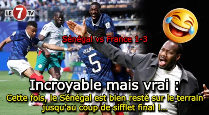 Sénégal termine le match : vérification nécessaire