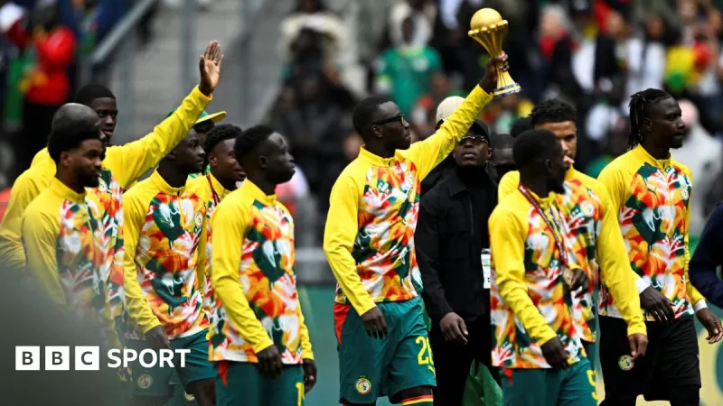 Senegal parades Afcon trophy despite title controversy