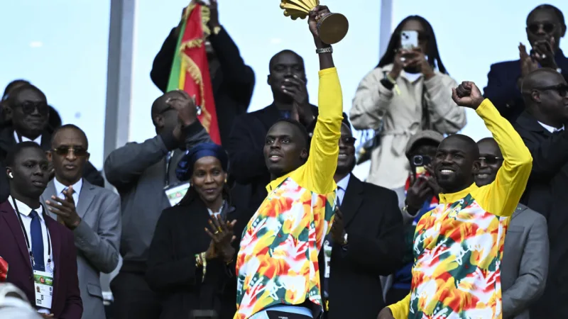 Senegal presents AFCON trophy at Stade de France despite title loss