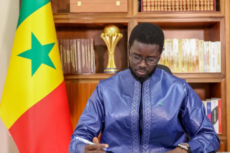 Senegal President Faye Sacks PM Sonko, Dissolves Govt