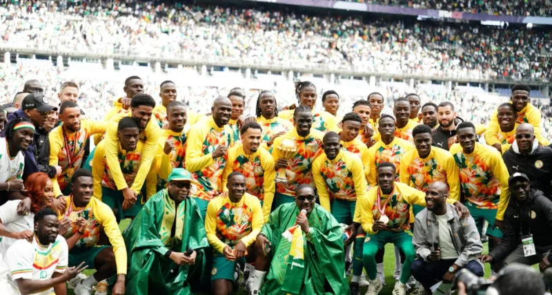 Senegal's Trophy Celebration at Stade de France Sparks Debate