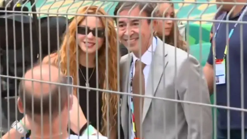 Shakira Distracts Journalist During Live Interview