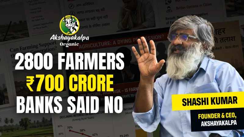 Shashi Kumar's Akshayakalpa: Organic Dairy from 2,800 Farmers