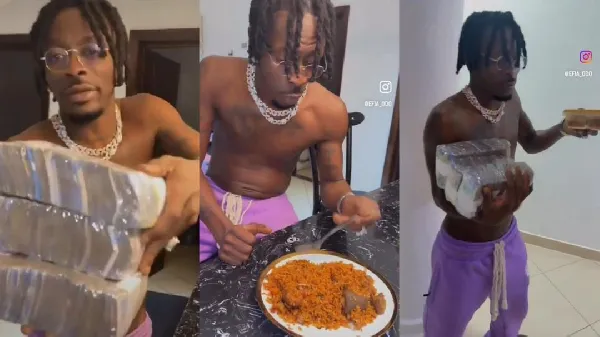 Shatta Wale offre 15 000 GH¢ à Efia Odo pour un plat de riz jollof