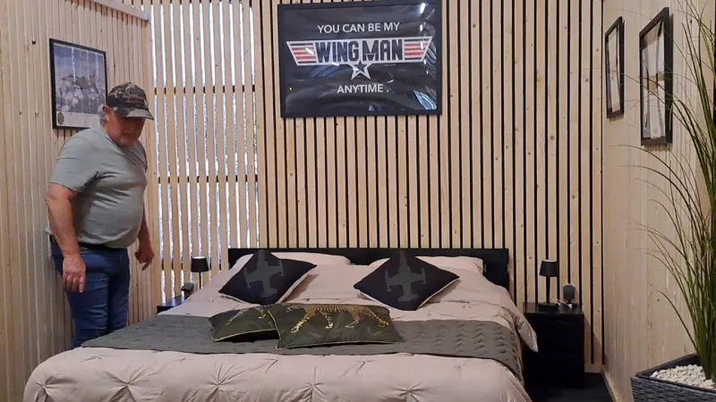 Sleep Under a Restored Starfighter in Belgium