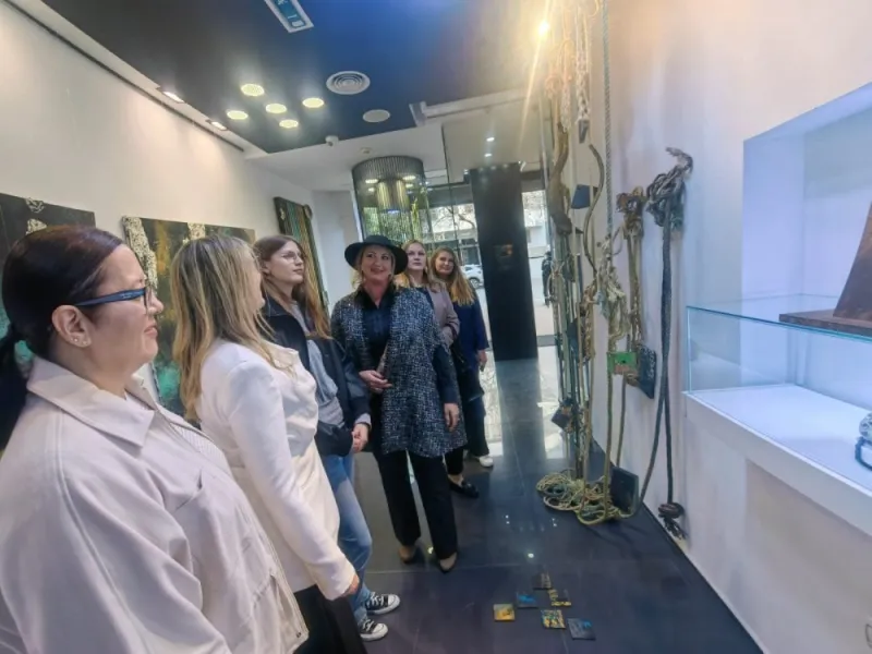 Sophia Lahlou's Art Exhibition Opens in Rabat