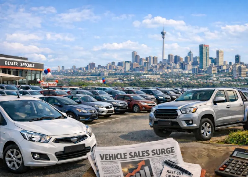 South Africa's new vehicle sales rise 5.8% in March 2026