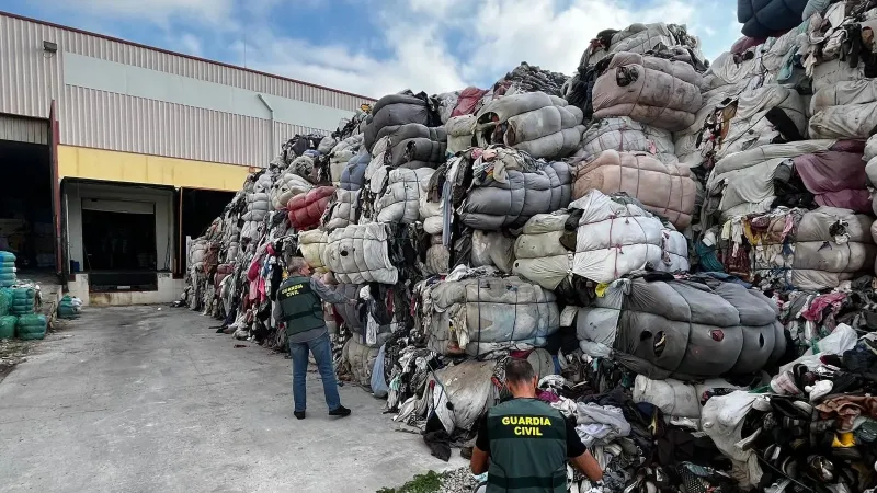 Spain: Trial for 1,800 tons of textile waste from Morocco