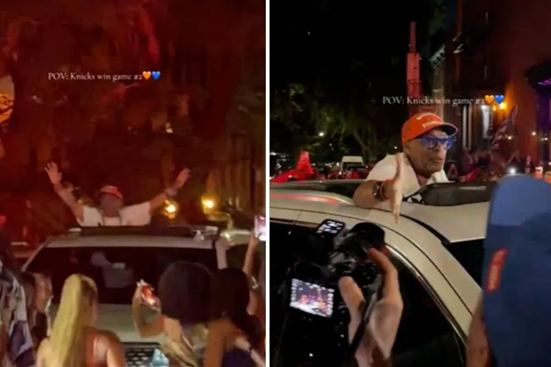 Spike Lee Honored in Brooklyn After Knicks NBA Finals Lead