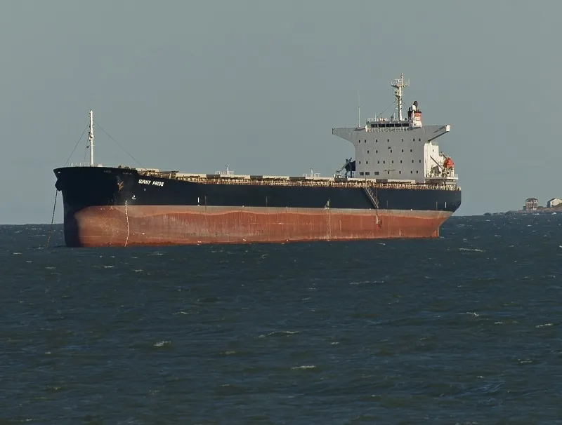 Sulfur Cargo Ship Crosses Strait of Hormuz to Morocco