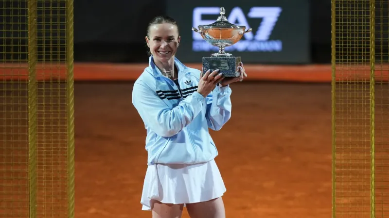 Svitolina beats Gauff to win Italian Open