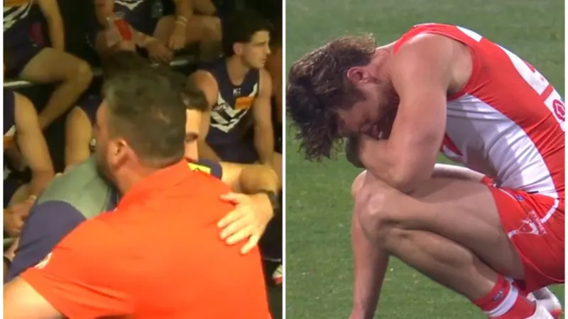 Swans' Rampe Tears After Prelim Loss to Dockers