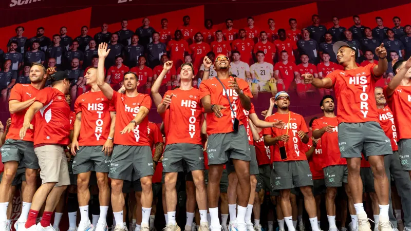 Swiss National Team Honored in Zurich After Euro 2024 Run