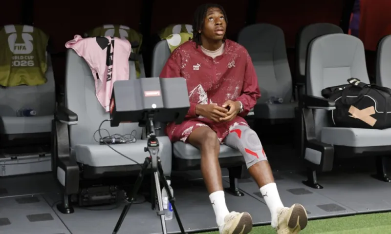 Switzerland's Manzambi Out vs Argentina Due to Knee Injury