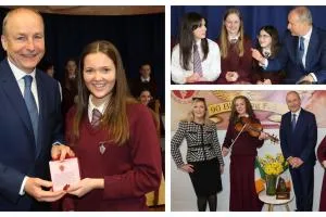 Taoiseach Martin visits Limerick school for 90th anniversary