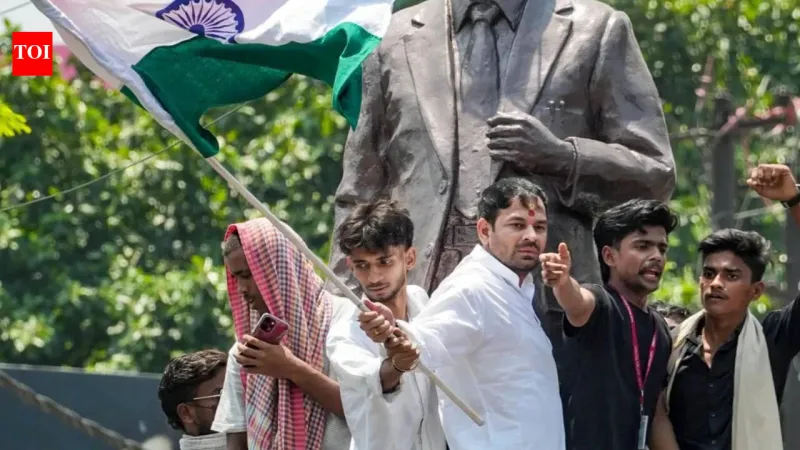 Tej Pratap Yadav gets 14-day judicial custody in NEET protest case