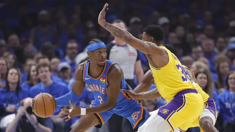 Thunder's Defense Stifles Lakers in Game 1 Win